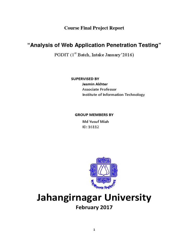 Web Application Penetration Testing Analysis | PDF | Http Cookie ...