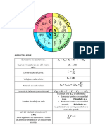 Fórmulas Circuitos Eléctricos.