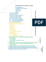 Estructura Del Contrato de Arrendamiento Financiero o Leasing