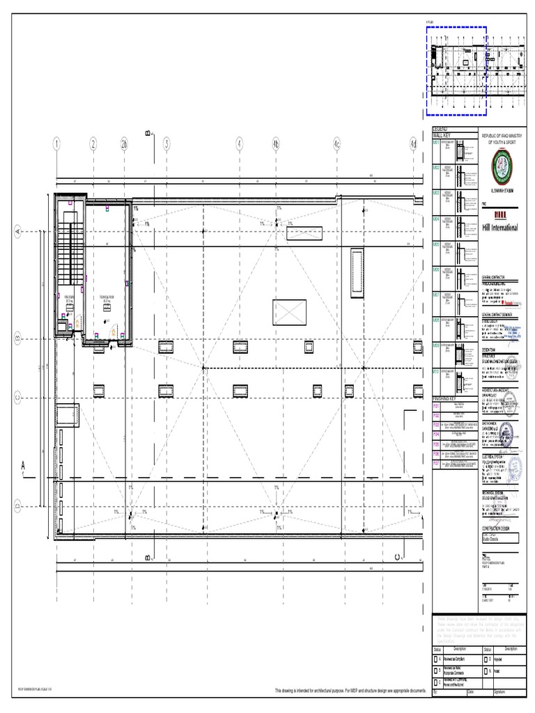 Architectural Plan for Hotel | PDF | Drywall | Wall