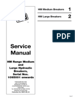 JCB HM Range Medium and Large Hydraulic Breakers Service Repair Manual SN1095001 Onwards PDF