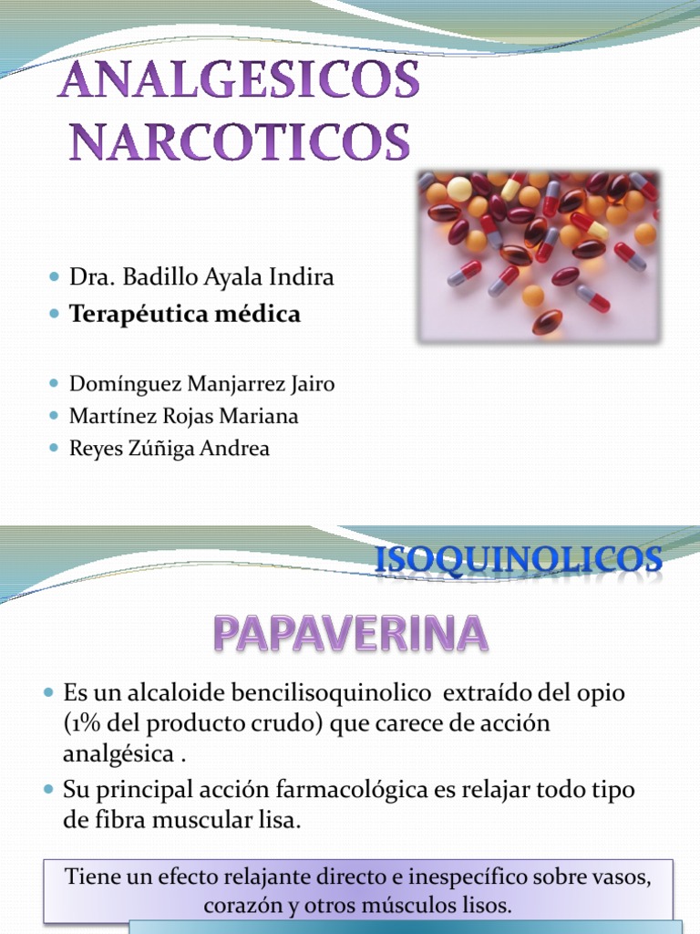 Analgésicos Narcóticos | PDF | Naloxona | Fentanilo