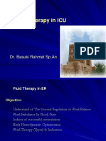Fluid Therapy in ICU: Dr. Basuki Rahmat SP - An