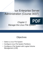 SUSE Linux Enterprise Server Administration (Course 3037) : Manage The Linux File System