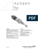 Liquiphant T FTL20: Technical Information