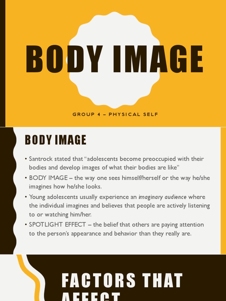 The Physical Self (Understanding The Self) | PDF