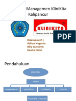 Laporan Managemen KliniKita Kalipancur