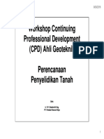 CPD Ahli Geoteknik 03 03 Perencana Penyelidikan Geoteknik