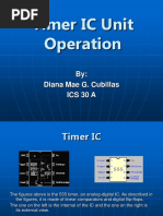 Timer IC Unit Operation: By: Diana Mae G. Cubillas Ics 30 A