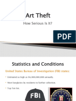 Art Theft Statistics and Government Solutions
