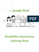 Friends First: Disabilities Awareness Coloring Book