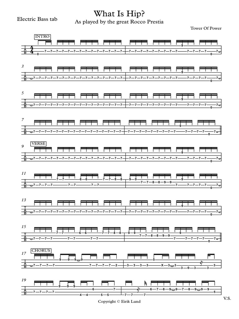 Whatiship? Electr Ic Bass Tab Leisure