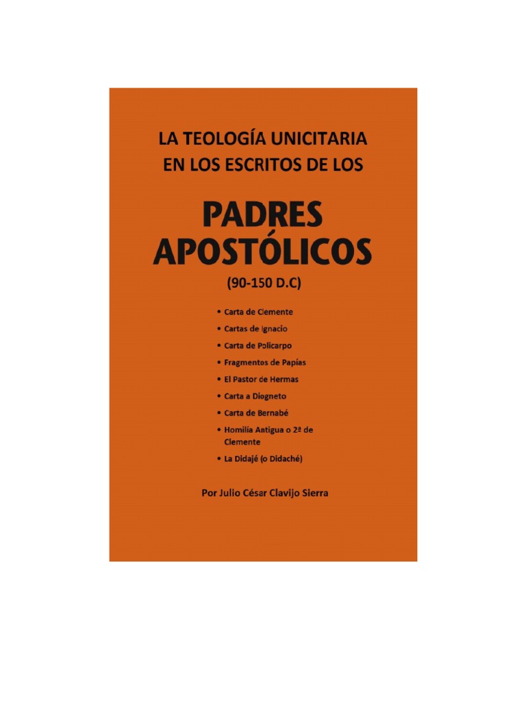 padres apostólicos Jesús Cristo (título)