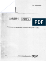 SNI-19-6459-2000 Tata Cara Pengontrolan Sedimentasi Pada Waduk