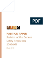 2017 03 ETSC Position Paper General Safety Regulation