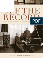 Neal Peres Da Costa-Off The Record - Performing Practices in Romantic Piano Playing-Oxford University Press (2012) PDF
