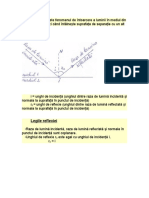 Reflexia Si Refractia Luminii PDF