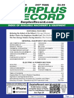 FEBRUARY 2018 Surplus Record Machinery & Equipment Directory