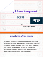 SSM-Lecture-03 (Introduction To Sales Management)