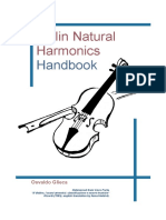 Violin Natural Harmonics Handbook