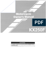 2007 Kawasaki kx250f 52651