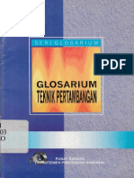 Glosarium Teknik Pertambangan (2005)