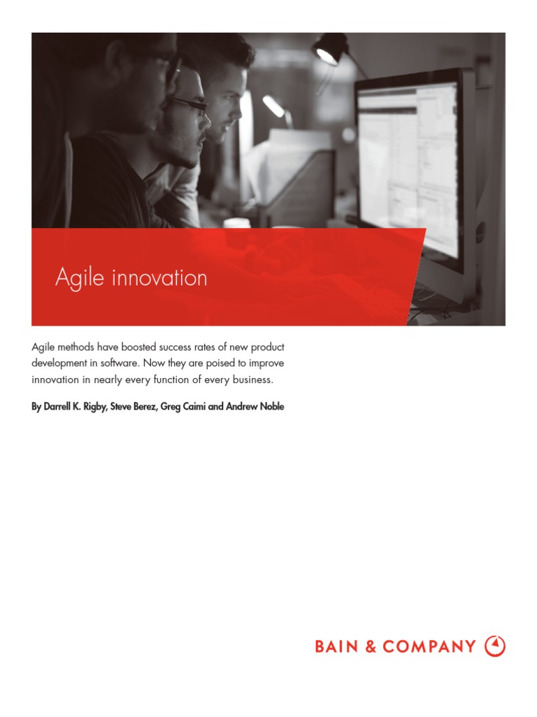 BAIN BRIEF Agile Innovation PDF | PDF | Agile Software Development ...