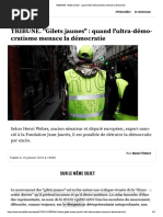 TRIBUNE. "Gilets jaunes" - quand l'ultra-démocratisme menace la démocratie