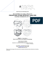 ANALISIS DE PIEDRAS PREHISTORICAS