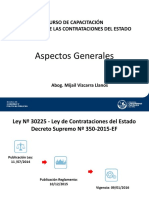 Curso de capacitación sobre la Ley de Contrataciones del Estado