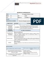 Sesión de Aprendizaje Por Desempeños PDF