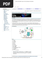 NiMh and NiCd Battery Charger Circuit Circuit Diagram and Instructions