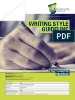 Writing Style Guideline