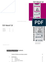 Tof Watch SX User Manual PDF