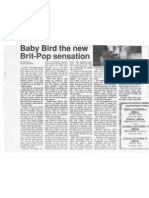 Baby Bird the new Brit-pop sensation