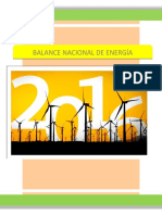 Balance Nacional de Energia 2016