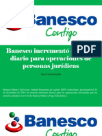 Juan Carlos Escotet - Banesco Incrementó El Límite Diario para Operaciones de Personas Jurídicas