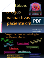 4) Drogas Vasoactivas en Paciente Critico