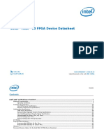 Intel MAX 10 FPGA Device Datasheet: Subscribe Send Feedback M10-DATASHEET - 2018.06.29 PDF HTML