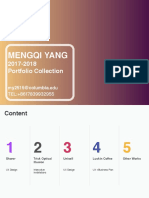 Mengqi Yang: 2017-2018 Portfolio Collection