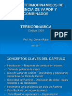 11ma. Clase - Ciclos de Potencia de Vapor y Combinados - Resumido