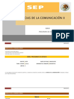 Ciencias Comunicación II