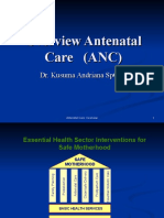 Overview Antenatal Care (ANC)