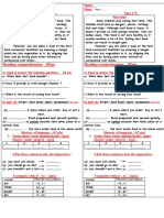 Reading Comprehension 07pts Reading Comprehension 07pts