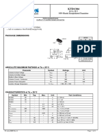 Low-power NPN transistor datasheet