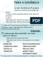 REGRAS PARA DINAMICAS REFORMULADO