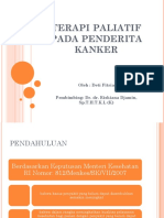 Terapi Paliatif Pada Penderita Kanker