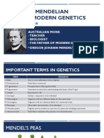 Mendelian and Modern Genetics: General Biology Ii