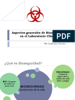Aspectos Generales de Bioseguridad en El Laboratorio Clínico
