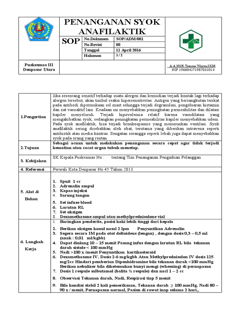 1 Sop Syok Anafilaktik